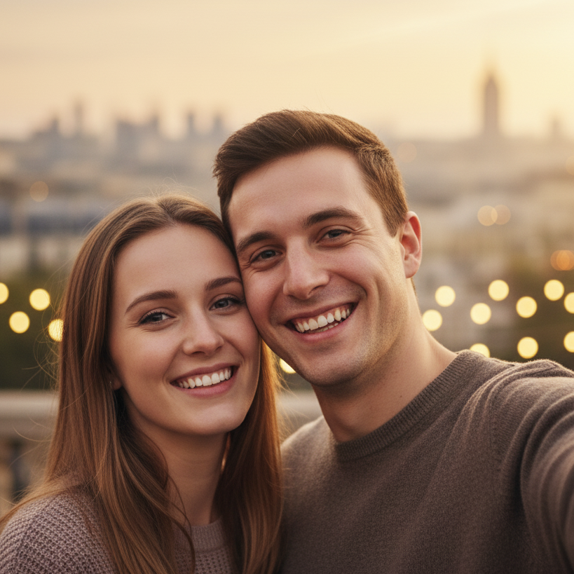 Sample engagement photo